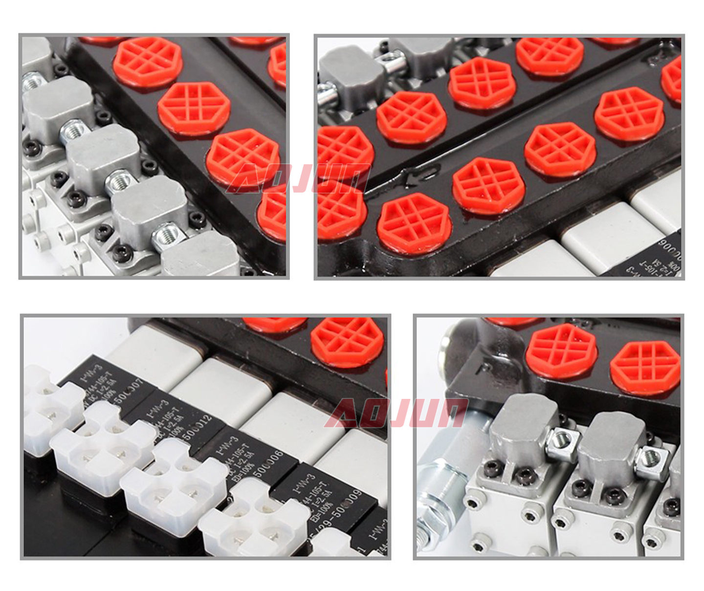 5 Spool Solenoid and Manual Monoblock Directional Valve Q45 detailed image